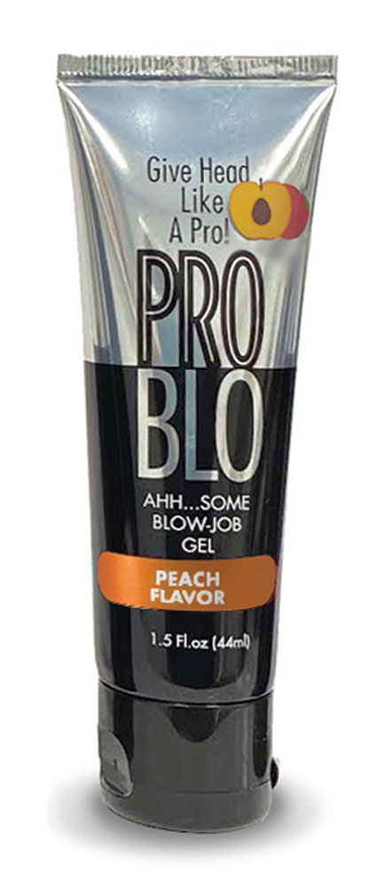 problow oral pleasure gel peach
