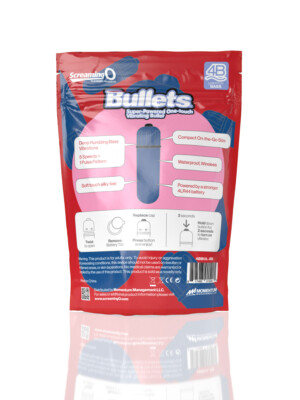 screaming o 4b bullet super powered one touch vibrating bullet blueberry