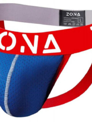 blue rush jockstrap large