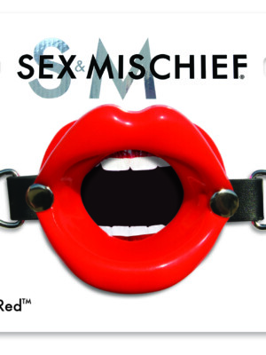 sex and mischief silicone lips red