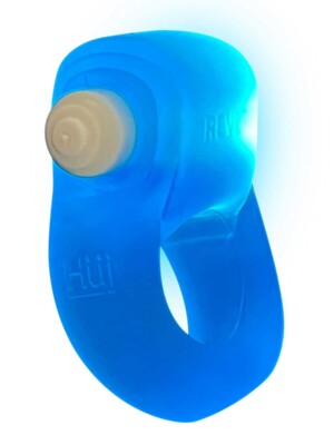 glowdick cockring with led blue ice glowdick cockring with led blue ice