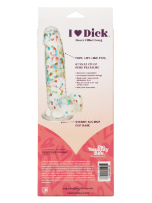 naughty bits i love dick heart filled dong