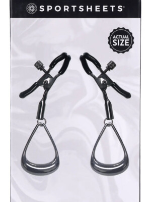 velvet noir tuggable nipple clamps