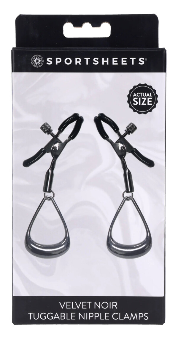 velvet noir tuggable nipple clamps velvet noir tuggable nipple clamps