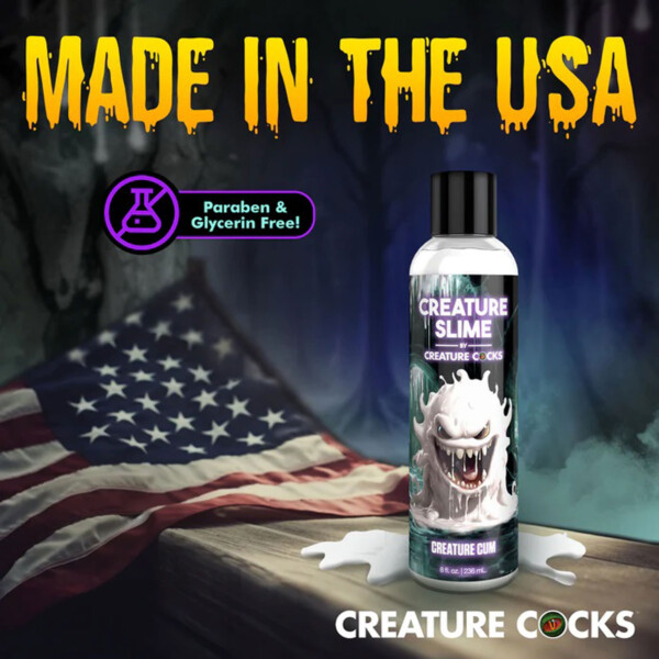 8oz creature slime creature cum unscented jizz lubricant clear