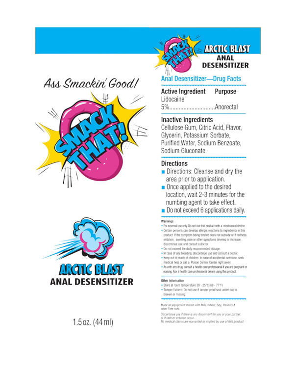 smack that anal desensitizer arctic blast 1.5 oz