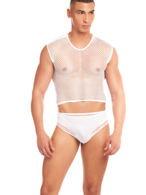 net flex 3pc set small/medium white