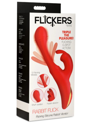 rabbit flick flicking silicone rabbit vibrator red rabbit flick flicking silicone rabbit vibrator red