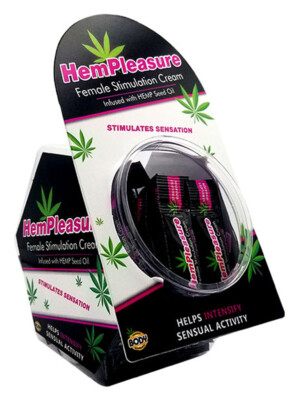 hempleasure for women sample packet 50 pc fish bowl display