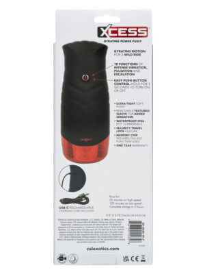 xcess gyrating power pussy black