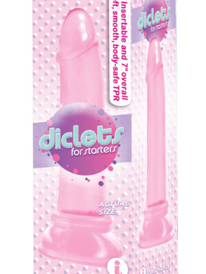 the 9's diclet's 7 inch jelly dong pink pink