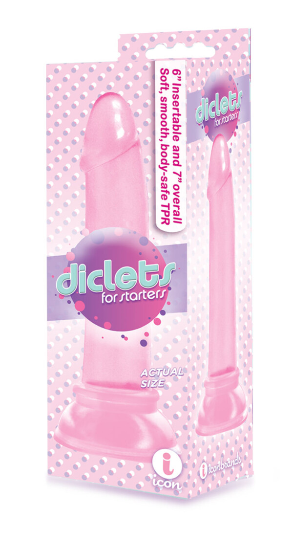 the 9's diclet's 7 inch jelly dong pink pink