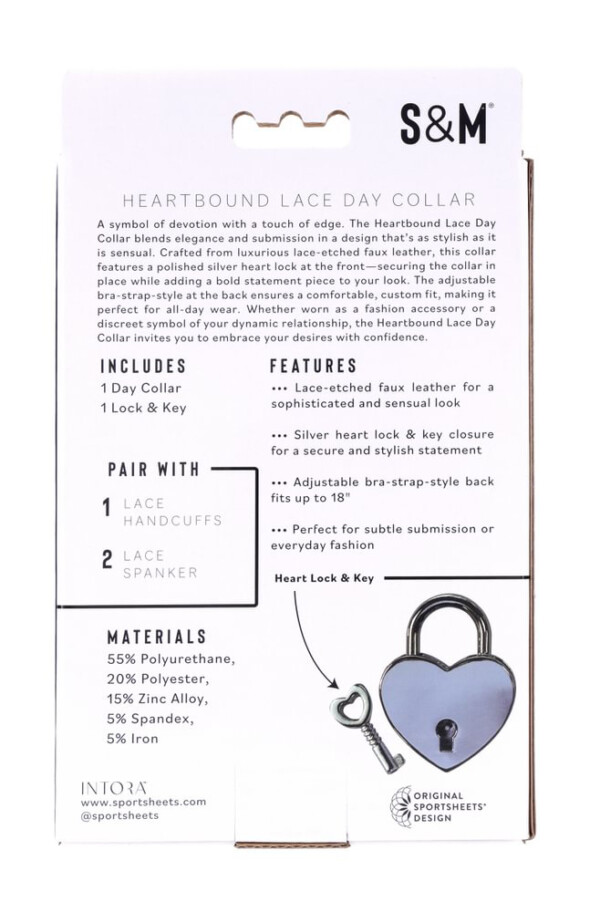heartbound lace day collar heartbound lace day collar