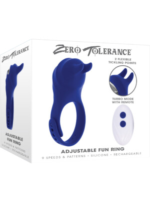 adjustable fun ring blue