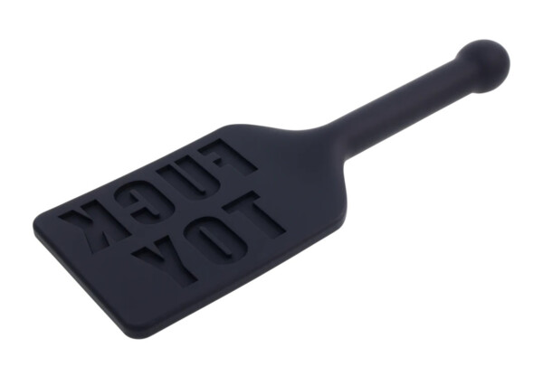edge fuck toy silicone paddle black