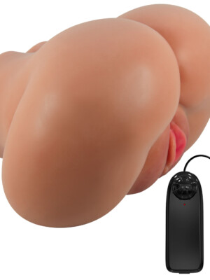 luna realistic vagina and ass vibrator tan luna realistic vagina and ass vibrator tan