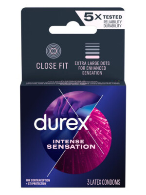 durex intense sensation 3 pack