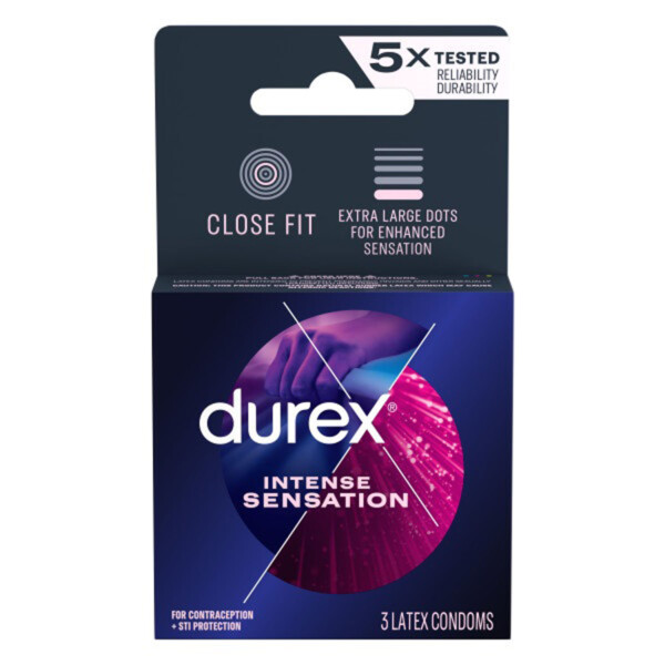 durex intense sensation 3 pack