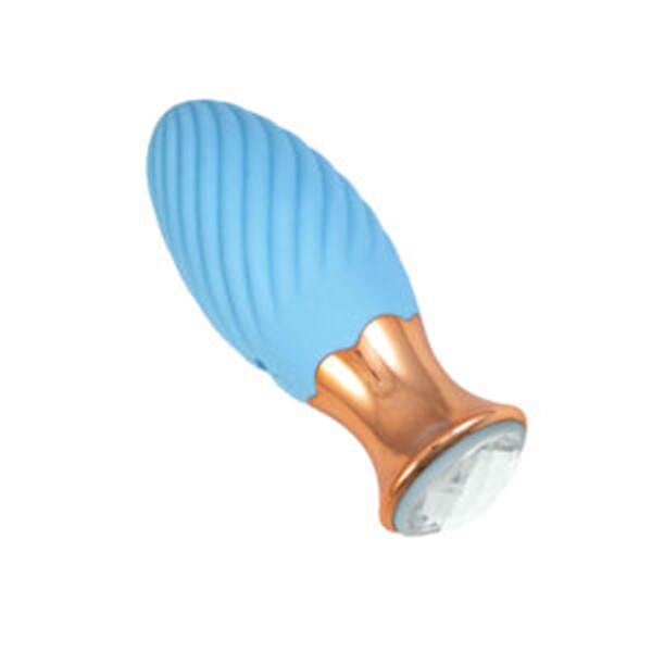 goddess diamond tulip massager blue