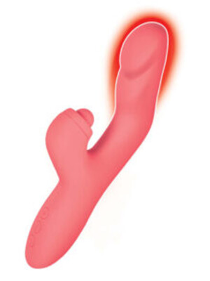 goddess heat up tapping massager coral