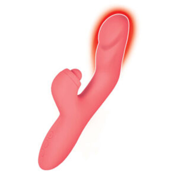 goddess heat up tapping massager coral