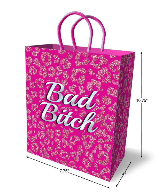 bad bitch gift bag pink