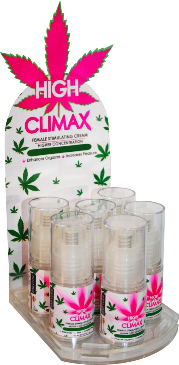 high climax female stimulating cream 0.5 fl. oz. / 15 ml 6 count display