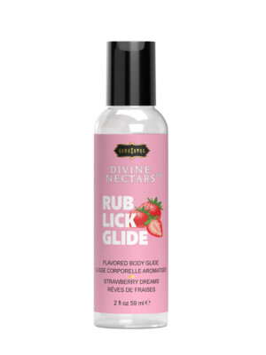 divine nectars flavored body glide strawberry dreams 2 fl. oz./ 59ml