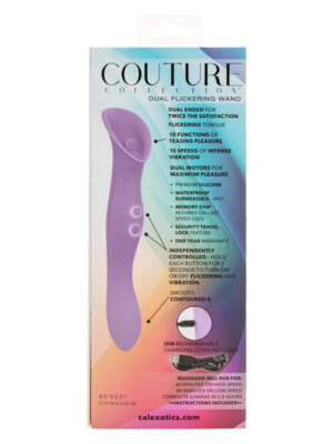 couture collection dual flickering wand purple