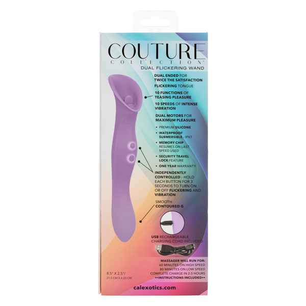 couture collection dual flickering wand purple couture collection dual flickering wand purple
