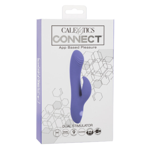 calexotics connect dual stimulator periwinkle