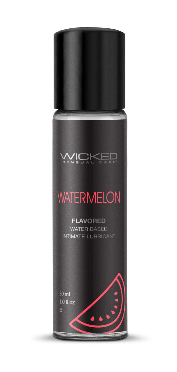 aqua watermelon flavored water based intimate lubricant 1 fl. oz. aqua watermelon flavored water based intimate lubricant 1 fl. oz.