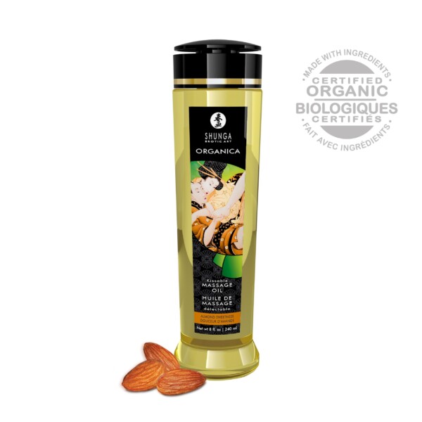 organica massage oils almond sweetness 8 fl. oz.