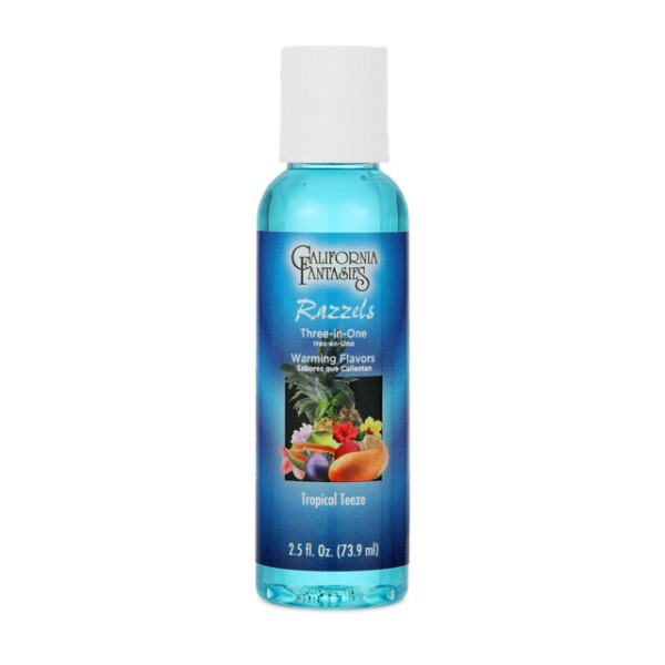 razzels warming lubricant tropical teeze 2 oz. bottle