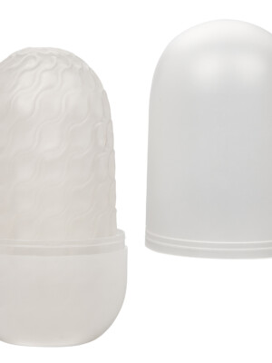 boundless reversible ribbed stroker clear boundless reversible ribbed stroker clear