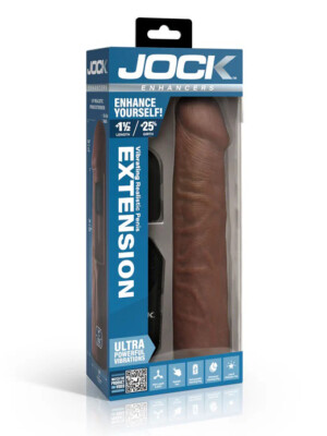 jock vibrating penis extension with remote dark jock vibrating penis extension with remote dark