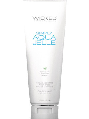 simply aqua jelle fragrance free lubricant 4 fl. oz.