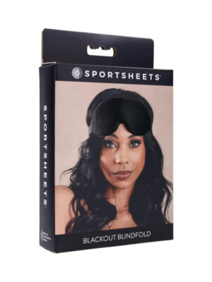 blackout blindfold black blackout blindfold black
