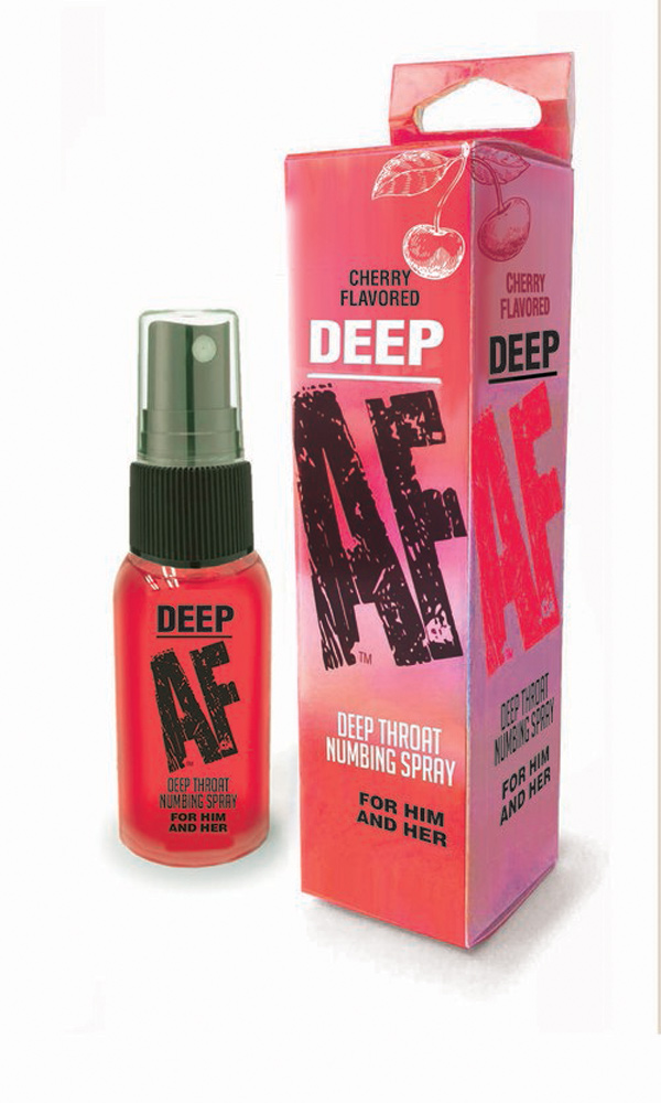 deep af deep throat numbing spray cherry 1 fl. oz.