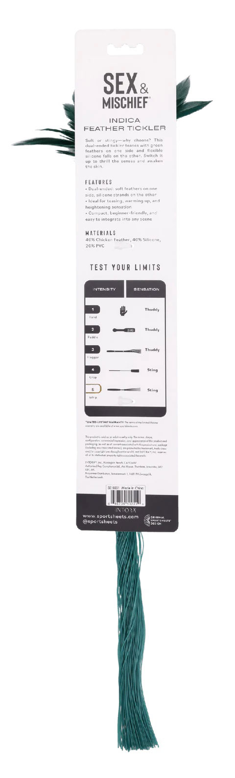 indica feather tickler green