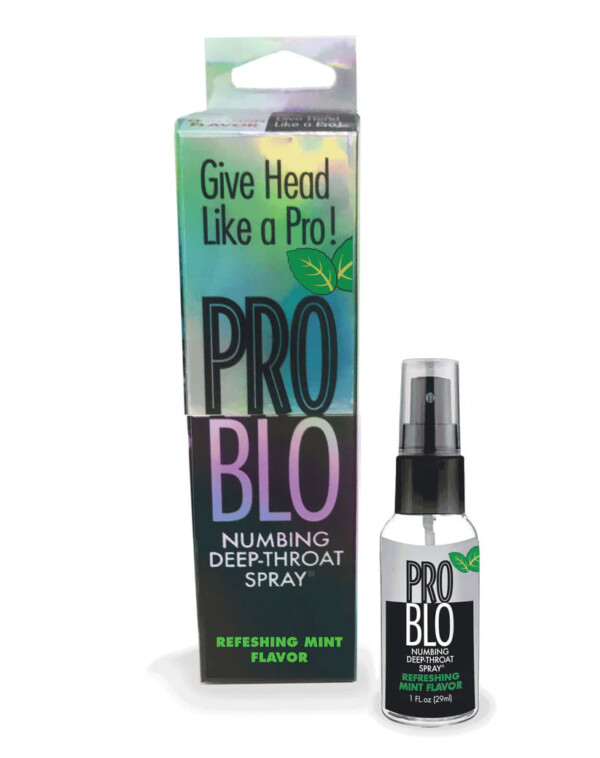 problo numbing deep throat spray refreshing mint 1 fl. oz.