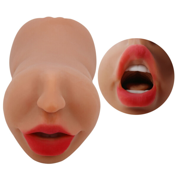 zoey mouth masturbator sleeve brown