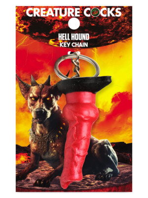 hell hound keychain red hell hound keychain red