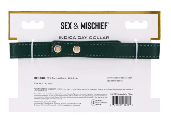 indica day collar green