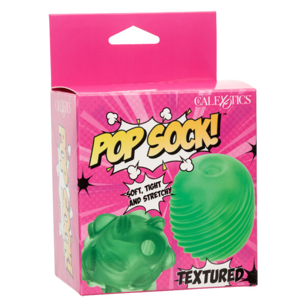 pop sock textured green