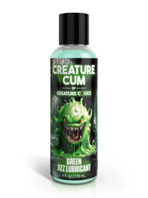 creature cum green water based lubricant 4oz