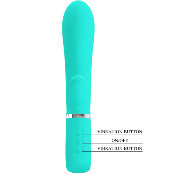 thomas super soft silicone rabbit vibrator turquoise thomas super soft silicone rabbit vibrator turquoise