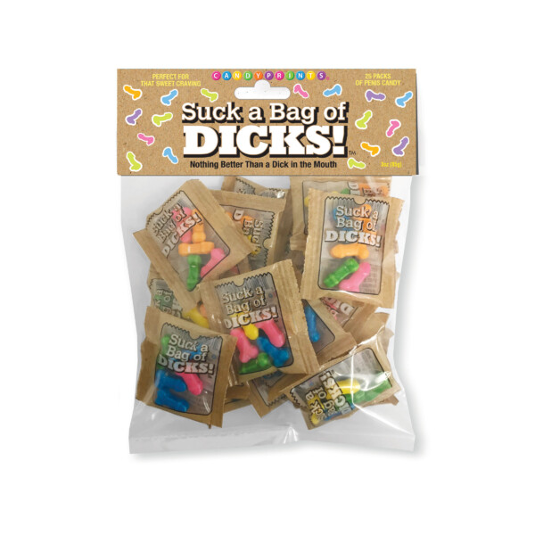 suck a bag of dicks! 25 individual fun size packages