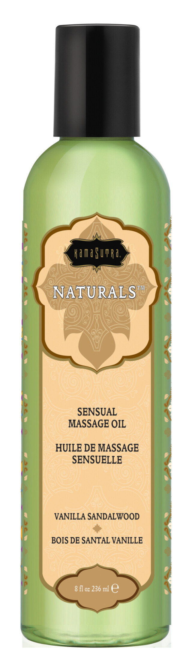 naturals massage oil vanilla sandalwood 8 fl. oz.