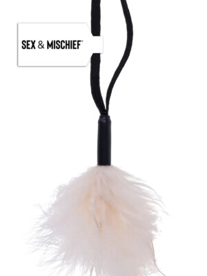 white wrist feather tickler white wrist feather tickler